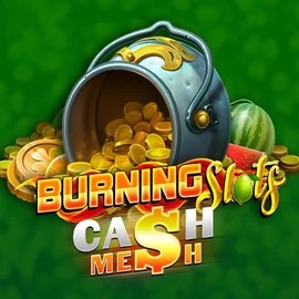 Burning Slots Cash Mesh slot logo by BF Games at SpinStar Casino