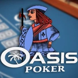 Oasis Poker online game logo by Nucleus Gaming on spinstarcasino.eu